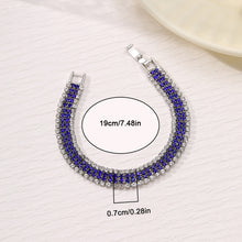 Load image into Gallery viewer, Roman Crystal Bracelet Women's Gold Simple Full Diamond Claw Chain Elegant Fashion Women Bracelet Jewelry Accessories
