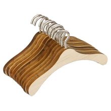 Load image into Gallery viewer, 10Pcs Wooden Hangers Miniature Hangers Plastic Dolls Rack Toys for Kids Small Clothes Outfit Child Baby Doll Pretend Play Girls Toys
