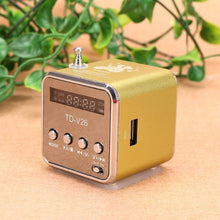 Load image into Gallery viewer, FM Portable Mini Radio Micro Treble Bluetooth Portable Voice For Computer Mobile Phone MP3 Music Support Micro TF card
