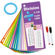 Load image into Gallery viewer, 0-12 Times 15Pcs Table Cards Division Charts Self Check Math Learning Tool Montessori Mathematical Training Teaching Aids

