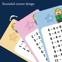 Load image into Gallery viewer, 0-12 Times 15Pcs Table Cards Division Charts Self Check Math Learning Tool Montessori Mathematical Training Teaching Aids
