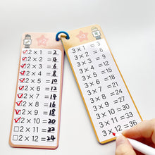 Load image into Gallery viewer, 0-12 Times 14Pcs Table Cards Multiplication Charts Self Check Math Learning Tool Montessori Mathematical Training Teaching Aids
