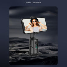 Load image into Gallery viewer, 360 Degree Rotation Auto Face Tracking Phone Holder Stand Foldable Gesture Operation for Mobile Smartphone Vlog Live Streaming

