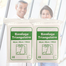 Load image into Gallery viewer, 1/5/10Pcs First Aid Kit Medical Bandage Fracture Fixation Triangular First Aid Bandage Emergency Camping Accessories
