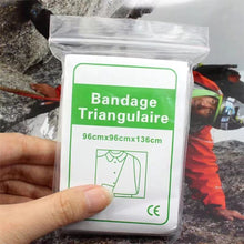 Load image into Gallery viewer, 1/5/10Pcs First Aid Kit Medical Bandage Fracture Fixation Triangular First Aid Bandage Emergency Camping Accessories
