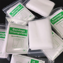 Load image into Gallery viewer, 1/5/10Pcs First Aid Kit Medical Bandage Fracture Fixation Triangular First Aid Bandage Emergency Camping Accessories
