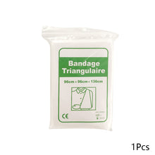 Load image into Gallery viewer, 1/5/10Pcs First Aid Kit Medical Bandage Fracture Fixation Triangular First Aid Bandage Emergency Camping Accessories
