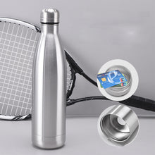 Load image into Gallery viewer, 750ml Diversion Water Bottle Portable Water Bottle Secret Stash Pill Organizer Can Safe Hiding Spot for Money Bonus Key Ring Box
