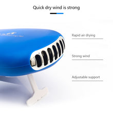 Load image into Gallery viewer, Mini USB Charging Eyelash Fan Dryer Blower Graft Lashes Extension Dedicated Air Conditioning Glue Fast Dry Women Makeup Tools

