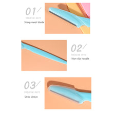 Load image into Gallery viewer, 30 Pcs Eyebrow Razor For Women Multipurpose Exfoliating Dermaplaning Tools And Facial Razor With Precision Cover Safety Beauty
