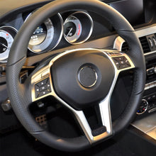 Load image into Gallery viewer, Car Steering Wheel Chrome Panel Cover Trim For Mercedes Benz A C E GLA CLA CLS W176 W204 W212 X156 C117
