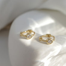 Load image into Gallery viewer, Elegant Rhombus Earrings For Women Geometric Hoop Earrings Temperament Exquisite Pierced Ear Cuff Sexy Fashion Jewelry Accessories Gift
