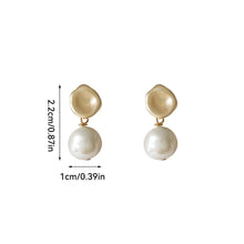 Load image into Gallery viewer, 925 Sterling Silver Baroque Shaped Irregular Earrings For Women Freshwater Pearl Stud Earrings Tassels Jewelry Accessories For Female Exquisite Gifts
