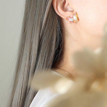 Load image into Gallery viewer, Colorful Butterfly Earrings For Women Temperament Crystal Ear Studs Korean Fashion Y2k Ear Jewelry Accessories Bride Girl Party Engagement Gifts
