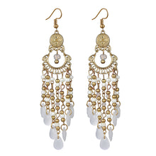 Load image into Gallery viewer, Bohemian Ethnic Style Earrings Crystal Tassel Drop Earrings For Women Boho Acrylic Long Pendant Female Fashion Party Jewelry Accessories
