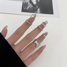 Load image into Gallery viewer, Fashion Nail Rings For Women Zircon Finger Cap Ring With Unique Temperament Wearing Detachable Fake Manicure Fingertips Protective Cover
