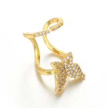 Load image into Gallery viewer, Fashion Nail Rings For Women Zircon Finger Cap Ring With Unique Temperament Wearing Detachable Fake Manicure Fingertips Protective Cover
