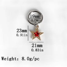 Load image into Gallery viewer, Gothic Hearts Pendant Martin Boots Shoes Buckles For Women Men Decoration Metal Snap Hook Shoes Dark Wind Accessories Party Jewelry
