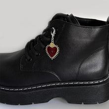 Load image into Gallery viewer, Gothic Hearts Pendant Martin Boots Shoes Buckles For Women Men Decoration Metal Snap Hook Shoes Dark Wind Accessories Party Jewelry
