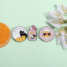 Load image into Gallery viewer, Cartoon Cat Enamel Pin Metal Cute Animals Badge Lapel Clothes Brooch for Lapel Backpack Badge Lovely Animal Jewelry Gifts
