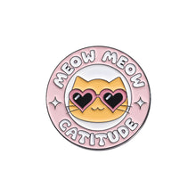 Load image into Gallery viewer, Cartoon Cat Enamel Pin Metal Cute Animals Badge Lapel Clothes Brooch for Lapel Backpack Badge Lovely Animal Jewelry Gifts

