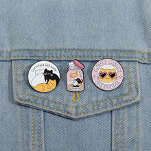 Load image into Gallery viewer, Cartoon Cat Enamel Pin Metal Cute Animals Badge Lapel Clothes Brooch for Lapel Backpack Badge Lovely Animal Jewelry Gifts
