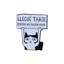 Load image into Gallery viewer, Cartoon Cat Enamel Pin Metal Cute Animals Badge Lapel Clothes Brooch for Lapel Backpack Badge Lovely Animal Jewelry Gifts
