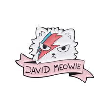 Load image into Gallery viewer, Pearl Cat Enamel Pins Funny Oil Painting Kitten Brooches Lapel Badges For Women Men Cute Cartoon Animal On Backpack Jewelry Gifts
