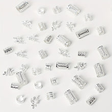 Load image into Gallery viewer, 40PCS Alloy Hollow Hair Ring For Girls Women Dreadlock Hair Braid Rings Cuffs Decoration Elegant Hair Accessories Locks Hair Jewelry For Braids
