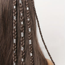 Load image into Gallery viewer, 40PCS Alloy Hollow Hair Ring For Girls Women Dreadlock Hair Braid Rings Cuffs Decoration Elegant Hair Accessories Locks Hair Jewelry For Braids
