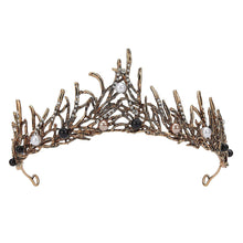 Load image into Gallery viewer, New Pearl Crown Vintage Wedding Bridal Tiara Metal Crowns Party Hair Accessories for Girls Pageant Princess Queen Jewelry Headpiece Gift
