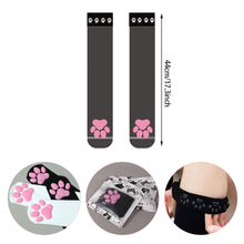 Load image into Gallery viewer, Girls 3D Cat Paw Pad Stockings Kitten Pink Claw Cute Thigh-high Socks Lolita Daily Wear and Cosplay Women's Anti Slip and Elastic Sock
