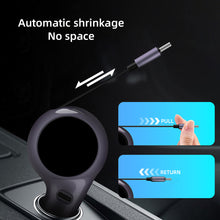 Load image into Gallery viewer, 1PC 60W Dual Quick Charge Car Charger With 80CM Retractable Cable Car Cigarette Lighter
