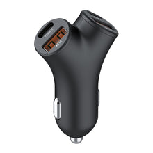 Load image into Gallery viewer, 78W Y-Type Car Charger PD30W QC3.0 Four-Port Quick Charge Mobile Phone Charger For 12-24V Car
