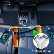 Load image into Gallery viewer, 78W Y-Type Car Charger PD30W QC3.0 Four-Port Quick Charge Mobile Phone Charger For 12-24V Car
