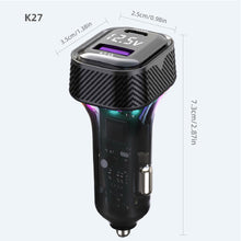 Load image into Gallery viewer, PD 30W Super Fast Charging Car Charger Cigarette Lighter Converter Double Port Output Suitable For 12V-24V Car
