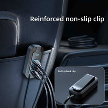 Load image into Gallery viewer, PD 30W Car Charger Front And Rear Universal With 1.5M Extension Cable 5-Port Output Cigarette Lighter Converter
