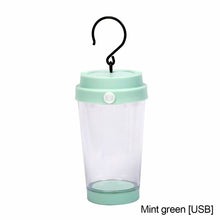 Load image into Gallery viewer, Creative Water Cup Camping Light Outdoor Tent Canopy Waterproof Atmosphere Light With Hook Light String Sticker DIY
