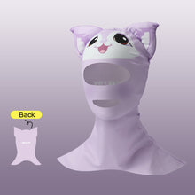 Load image into Gallery viewer, 1PC Cartoon Sunblock Diving Ice Silk Mask With Neck Protector UV Protection High Bounce Facekini
