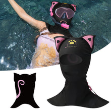 Load image into Gallery viewer, 1PC Cartoon Sunblock Diving Ice Silk Mask With Neck Protector UV Protection High Bounce Facekini
