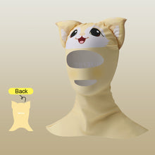 Load image into Gallery viewer, 1PC Cartoon Sunblock Diving Ice Silk Mask With Neck Protector UV Protection High Bounce Facekini

