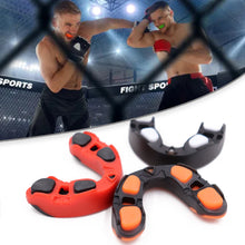Load image into Gallery viewer, 1PC Boxing Free Boxing Two-Color Sport Mouth Guard Sport Mouth Guard Wear Resistant Shock-Proof Combat Training Tooth Guard
