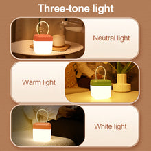 Load image into Gallery viewer, Outdoor Camping Square Portable Atmosphere Light Tricolour Light Adjustable Hanging LED Hand Light USB Charging
