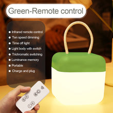 Load image into Gallery viewer, Outdoor Camping Square Portable Atmosphere Light Tricolour Light Adjustable Hanging LED Hand Light USB Charging
