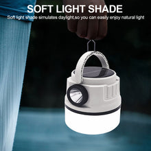 Load image into Gallery viewer, Outdoor Multi-Functional Portable Camping Light With Power Display Type-C Solar Charging Emergency Powerbank Mosquito Repellent Light
