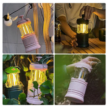 Load image into Gallery viewer, Multifunctional Camping Atmosphere Light With Hook Hand Pull Off Design Outdoor Waterproof Emergency Flashlight
