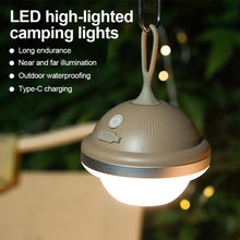 Load image into Gallery viewer, Outdoor Camping Pumpkin Light Type-C Rechargeable LED Portable Waterproof Atmosphere Lamp
