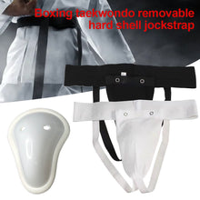 Load image into Gallery viewer, Karate Boxing Detachable Jockstrap Thicken Hard Shell Jockstrap Comfortable Breathable Protector
