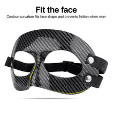 Load image into Gallery viewer, 1PC Football Half Face Anticollision Mask Halloween Party Decoration Mask PVC Sports Protective Gear
