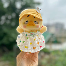 Load image into Gallery viewer, Clothes Only for Annoying Duck for Upset Duck Plush Series Baby Clothes Accessories Small Yellow Duck Doll Clothes
